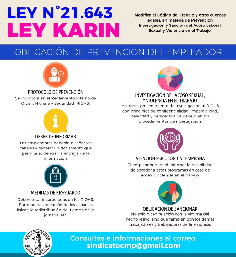 LEY N°21.643, LEY KARIN