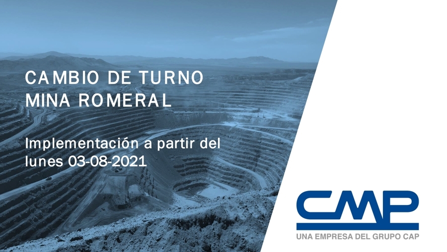 CAMBIO DE TURNO MINA ROMERAL